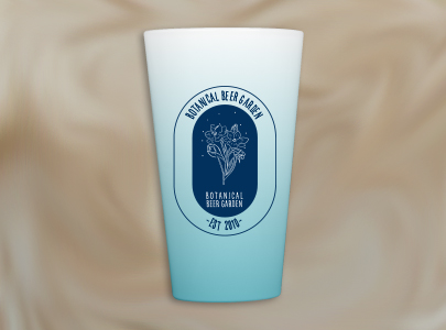 16 Oz Full Color Sublimated Glass Pint