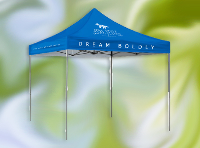 10-ft. Square Event Tent Full-Color Dye Sublimation (4 Locations) for Atlanta, GA