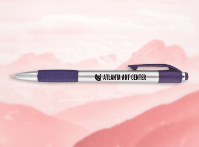 Fusion Silver Gripper Pen with Colored Accents for Atlanta, GA